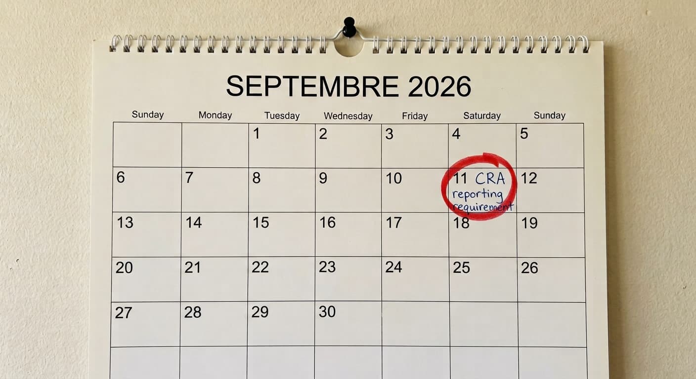 CRA Reporting from 11 September 2026: What to Report, to Whom, and How Fast